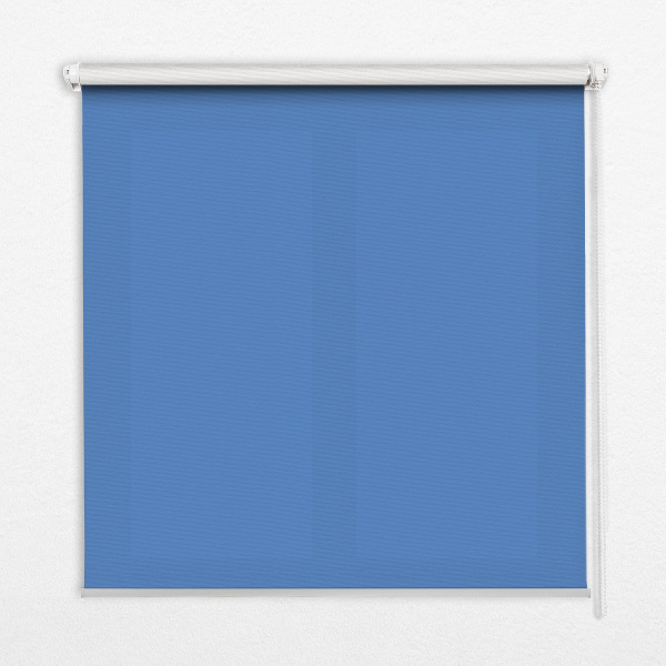 Blackout roller blind for window Blue