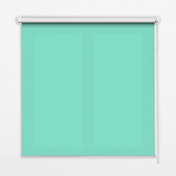 Blackout roller blind for window Turquoise