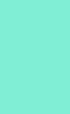 Blackout roller blind for window in turquoise