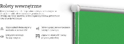 Blackout roller blind Green