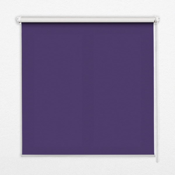 Fabric roller blind for window Purple
