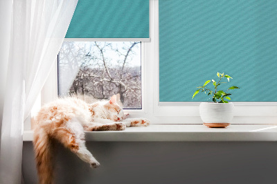 Blackout roller blind Turquoise