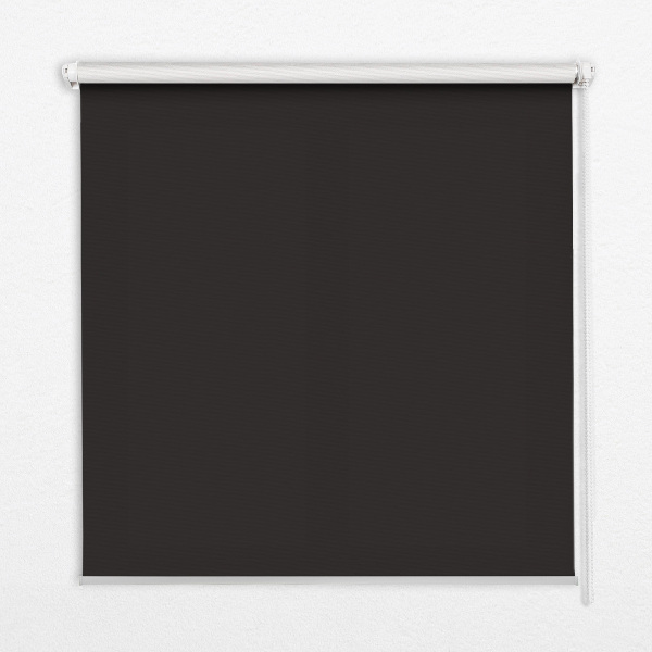 Blackout roller blind Black