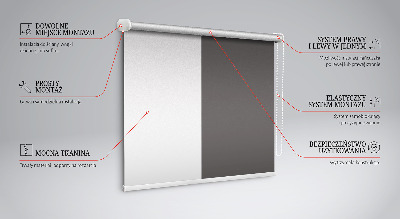 Blackout roller blind Gray