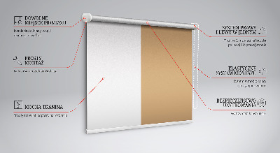 Blackout roller blind Beige