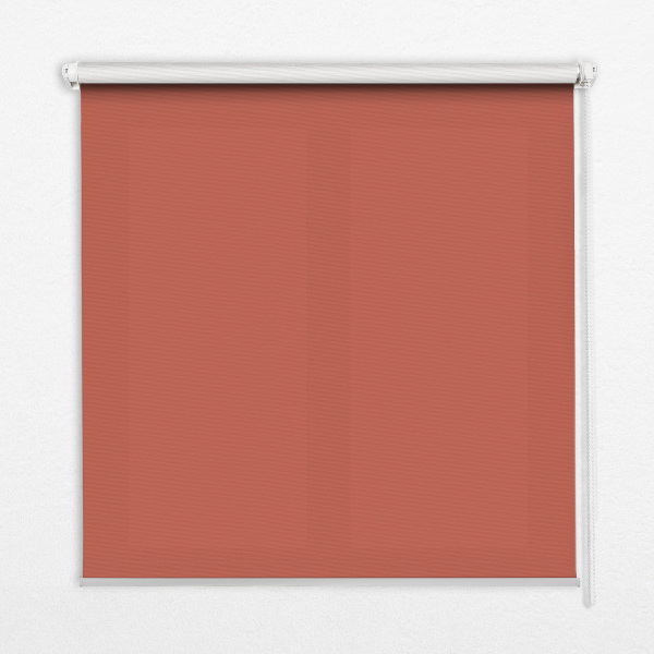 Fabric roller blind for window Red