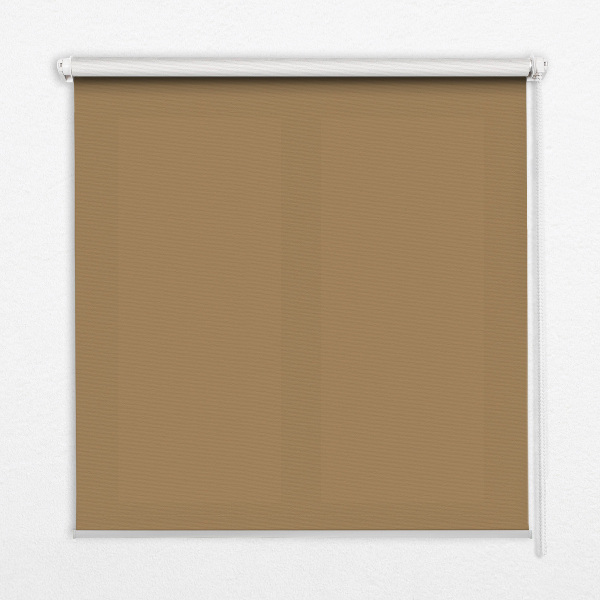 Fabric roller blind for window Brown