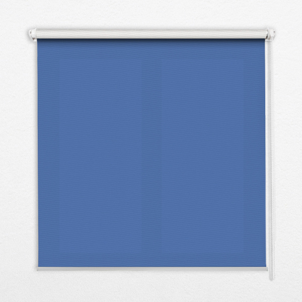 Blackout roller blind for window Blue