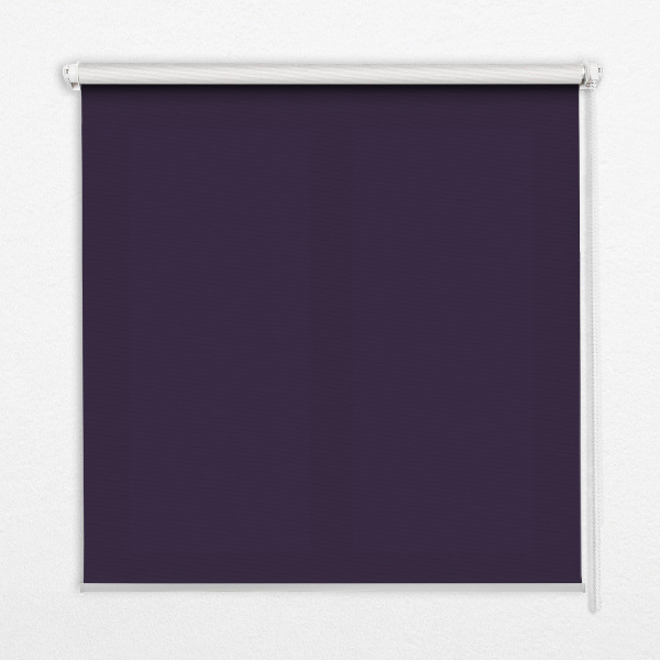 Blackout roller blind for window Black