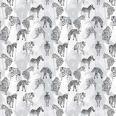Blackout roller blind Gray animals