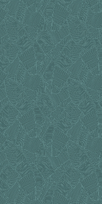 Blackout roller blind for window Green palm leaves