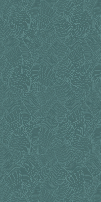 Blackout roller blind for window Green palm leaves