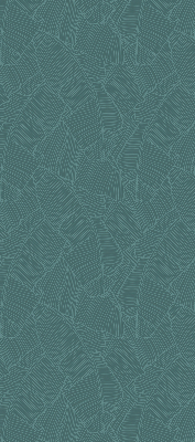 Blackout roller blind for window Green palm leaves