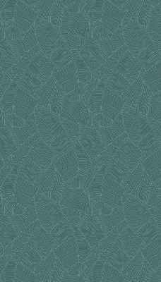 Blackout roller blind for window Green palm leaves