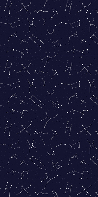 Fabric roller blind for window Constellation of stars
