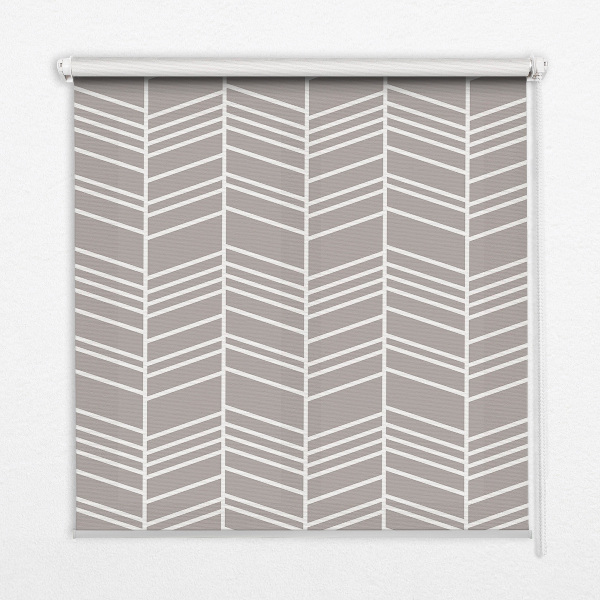 Blackout roller blind White firs