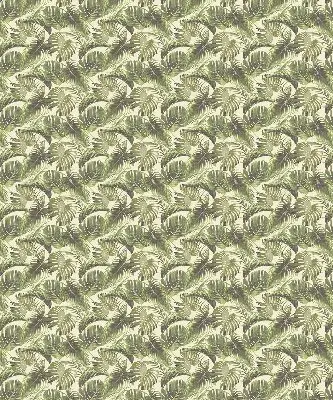 Blackout roller blind with a flower leaves pattern