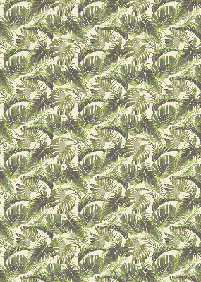 Blackout roller blind Flower leaves