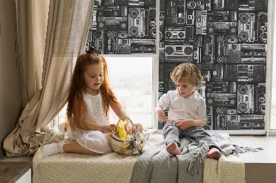 Blackout roller blind for windows