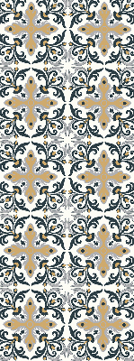 Blackout roller blind Moroccan tile