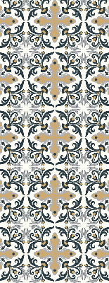 Blackout roller blind Moroccan tile