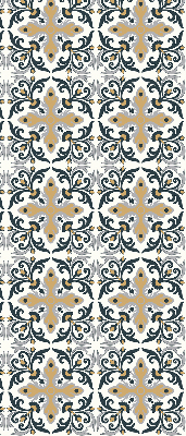Blackout roller blind Moroccan tile