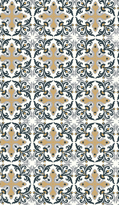 Blackout roller blind Moroccan tile