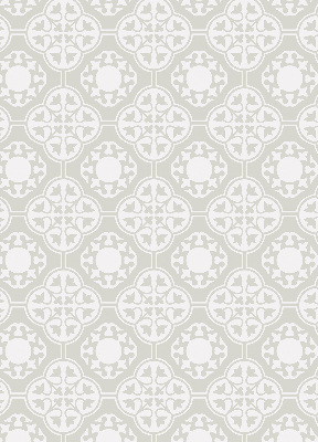 Blackout roller blind for window Moroccan tile