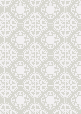 Blackout roller blind for window Moroccan tile