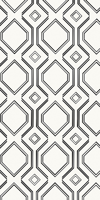 Fabric roller blind for window Rhombus illusion