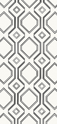 Fabric roller blind for window Rhombus illusion