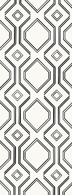 Fabric roller blind for window Rhombus illusion