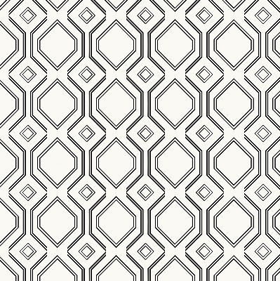 Fabric roller blind for window Rhombus illusion