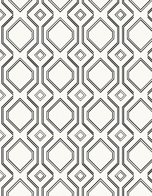Fabric roller blind for window Rhombus illusion