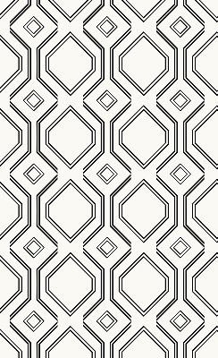 Fabric roller blind for window Rhombus illusion