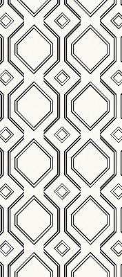 Fabric roller blind for window Rhombus illusion