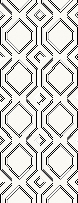 Fabric roller blind for window Rhombus illusion
