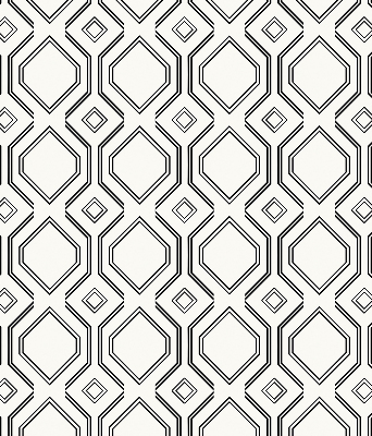 Fabric roller blind for window Rhombus illusion