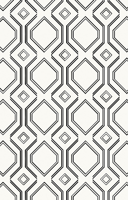 Fabric roller blind for window Rhombus illusion