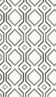Fabric roller blind for window Rhombus illusion