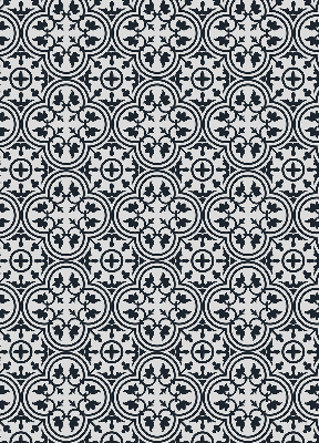 Blackout roller blind Portuguese tile