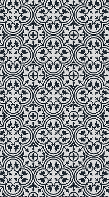 Blackout roller blind Portuguese tile