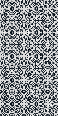 Blackout roller blind Portuguese tile