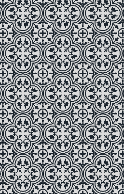 Blackout roller blind Portuguese tile