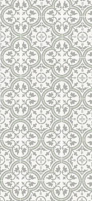 Blackout roller blind for window Portuguese tile