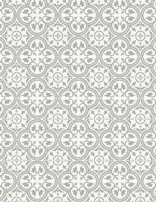 Blackout roller blind for window Portuguese tile