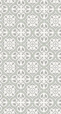 Blackout roller blind for window Portuguese tile