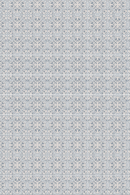 Fabric roller blind for window Portuguese tile