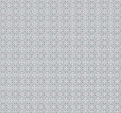 Fabric roller blind for window Portuguese tile