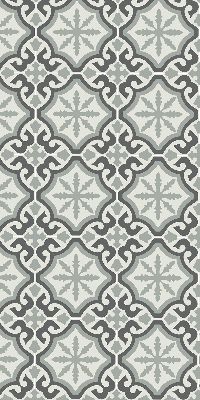 Blackout roller blind moroccan tile pattern